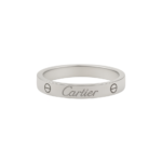 Branded, White Gold Ring
