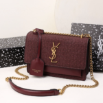 Burgundy Bliss 22cm Luxury Iconic Designer Bag