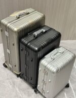 Medium Phantom Black Luxury Iconic Designer Suitcase - Image 6