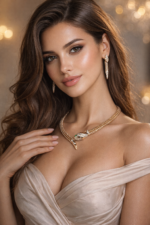 Branded full set Necklace , Earings , Bangle & Ring Gold plated with Swarovski Stones - Image 2