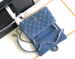 CC MINI 25 CLASSIC BAG IN BLUE COBALT DENIM - Image 3