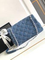 CC MINI 25 CLASSIC BAG IN BLUE COBALT DENIM - Image 11