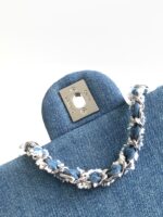CC MINI 25 CLASSIC BAG IN BLUE COBALT DENIM - Image 15