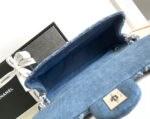 CC MINI 25 CLASSIC BAG IN BLUE COBALT DENIM - Image 16