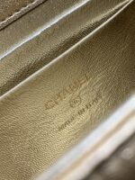 CHANEL 25S KELLY BAG 18 IN GOLD METALLIC LAMBSKIN WITH GOLD HARDWARE - Image 18