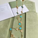 CLOVER 10 MOTIFS ONYX NECKLACE - Image 2