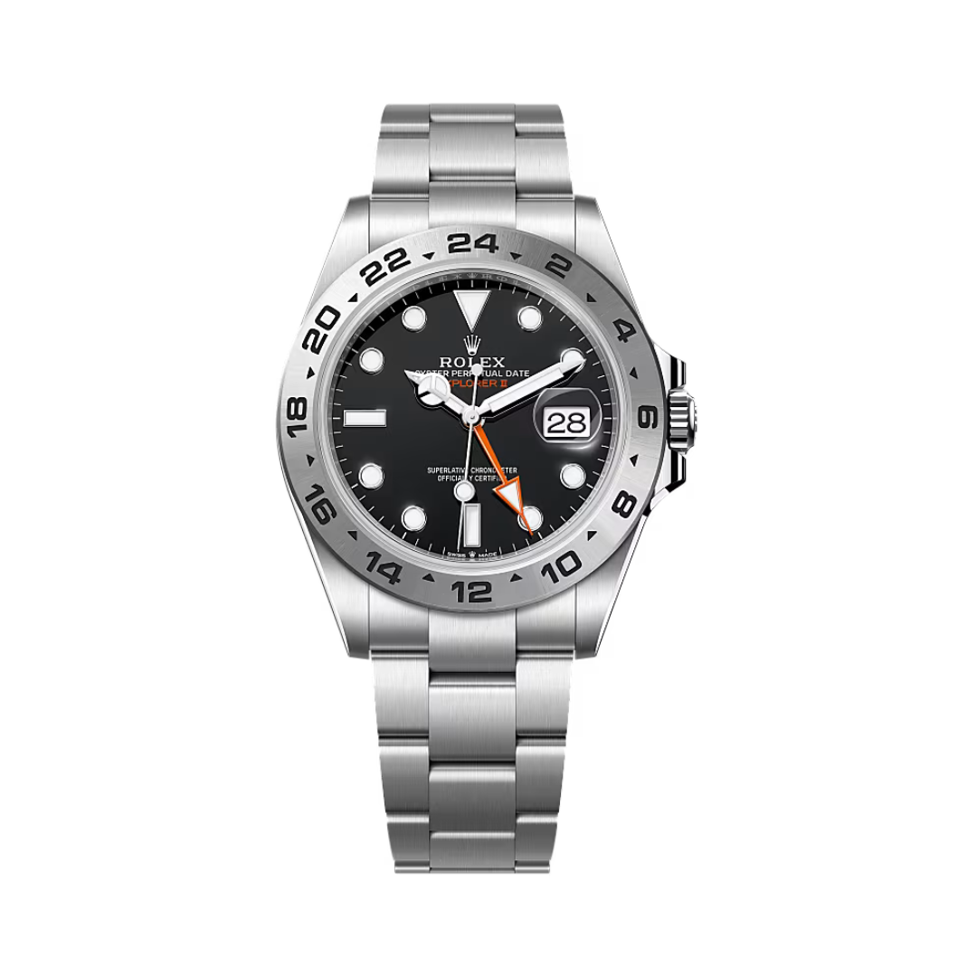 126233-0029-81 Rolex Explorer II Black Dial Watch - Image 1