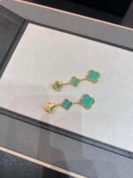 CLOVER MALACHITE 3 MOTIFS GOLD - Image 6