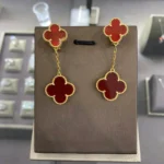 CLOVER 2 MOTIFS EARRINGS (MULTIPLE CHOICESC - Image 2