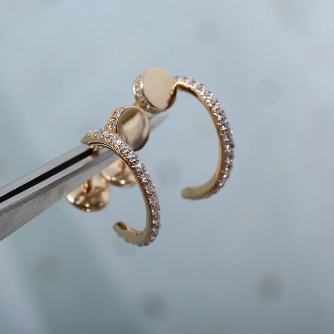 13295673493364109_988da659-fb4e-4aec-8a0b-df1816a170bd.webp JUSTE EARRINGS 12.75MM PINK GOLD DIAMOND - Image 1