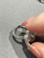 CLOVER SILVER MOP DIAMOND RING - Image 6