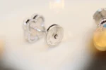 CLOVER MINI TURQUOISE SILVER STUD EARRINGS - Image 7