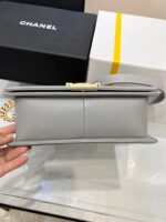 BOY BAG MEDIUM 25 GREY CAVIAR GOLD HARDWARE - Image 15