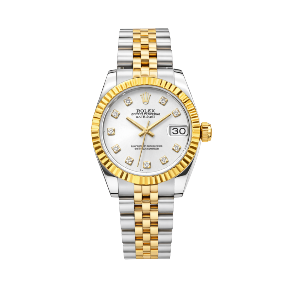 14_967bf52c-4c3a-4b99-8d40-c7997b45e33e Rolex Rolex Datejust Silver&Gold-White Dial Watch - Image 1