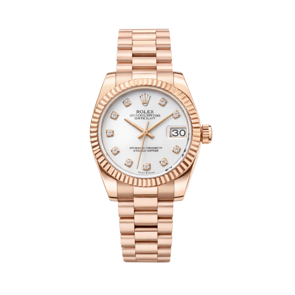 17_60af1225-67ef-48fc-8ee7-53b372dce530 Rolex Datejust Silver Dial Diamond Bezel Watch - Image 1