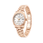 Rolex Datejust Silver Dial Diamond Bezel Watch - Image 2