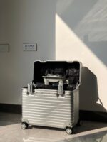 Rimowa 2025 Travel Suitcase Silver Aluminum 273821 - Image 6