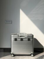 Rimowa 2025 Travel Suitcase Silver Aluminum 273821 - Image 2