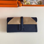 JIGE ELAN 29 CLUTCH IN NAVY BLUE CALFSKIN - Image 3