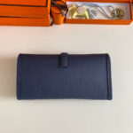 JIGE ELAN 29 CLUTCH IN NAVY BLUE CALFSKIN - Image 5