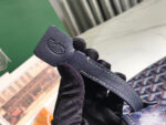 CHIEN GRIS BAG 33 IN NAVY BLUE GOYARDINE CANVAS AND TAN CALFSKIN TRIM - Image 6