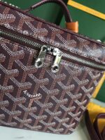 MUSE VANITY CASE 20 IN WINE RED GOYARDINE CANVAS - Image 3