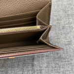 HM CLUTCH CONSTANCE 22 ASH BROWN CALFSKIN GOLD HARDWARE - Image 8