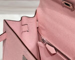KELLY 28CM IN ROSE SAKURA SWIFT CALFSKIN SILVER HARDWARE - Image 17