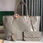 SAINT LOUIS PM 34 IN GREY MIX BLUE GOYARDINE CANVAS AND CALFSKIN - Image 10