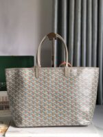 SAINT LOUIS PM 34 IN GREY MIX BLUE GOYARDINE CANVAS AND CALFSKIN - Image 7