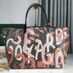 SAINT LOUIS GM BAG 40 IN PINK LETTRES CAMOUFLAGE GOYARDINE CANVAS - Image 2