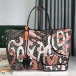 SAINT LOUIS GM BAG 40 IN PINK LETTRES CAMOUFLAGE GOYARDINE CANVAS - Image 10
