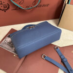 EXTRA POCKET L19 IN AZURE BLUE CALFSKIN WITH SILVER HARDWARE - Image 5