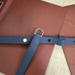 EXTRA POCKET L19 IN AZURE BLUE CALFSKIN WITH SILVER HARDWARE - Image 18