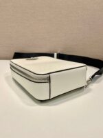 CHEST BAG 20 IN WHITE SAFFIANO LEATHER - Image 4