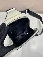 CHEST BAG 20 IN WHITE SAFFIANO LEATHER - Image 14