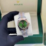 Rolex Datejust Olive Green Dial Watch - Image 3