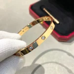 LOVE BRACELET 6.1MM 10 DIAMONDS - Image 3