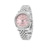 Rolex Datejust Pink Dial Fluted Bezel & Jubilee Watch - Image 2