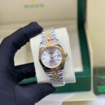 Rolex Datejust Silver Diamond Dial Watch - Image 4