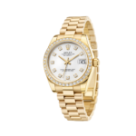 Rolex Datejust White Diamond Dial Bezel Watch - Image 2