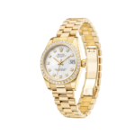 Rolex Datejust White Diamond Dial Bezel Watch - Image 3