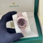 Rolex Datejust Chocolate Dial Watch - Image 4