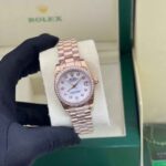 Rolex Rolex Datejust 31 Everose Gold-President Bracelet Watch - Image 4