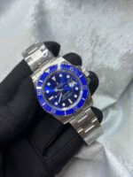 Rolex Submariner Date Blue Dial Bezel Watch - Image 4