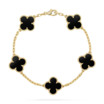 CLOVER 5 MOTIF ONYXS BRACELET COLLECTION