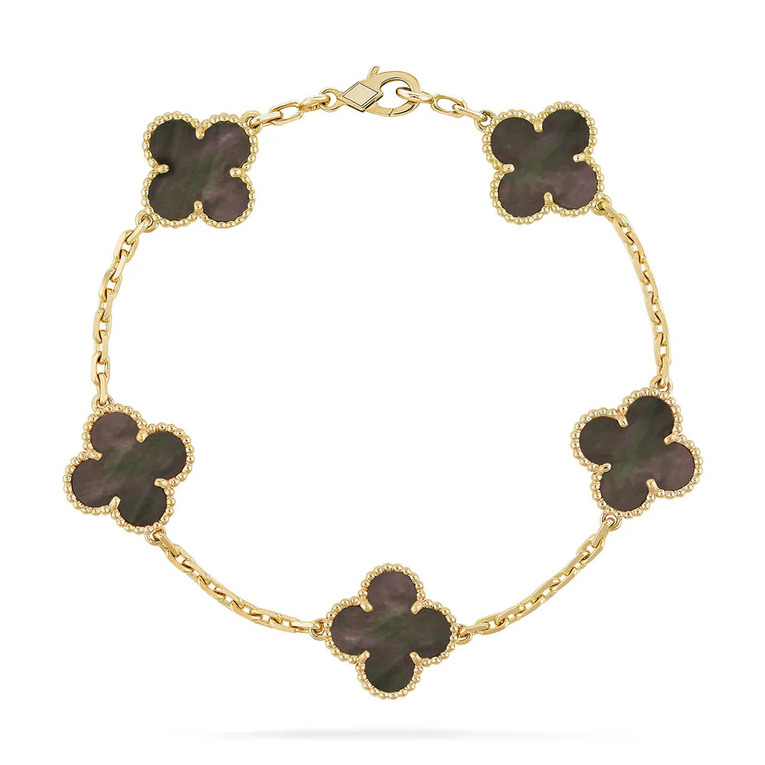 94f993012a0d89f64139ae94d2dfa548_1623c7ff-8d10-4541-aa86-d39069ec344d.webp CLOVER 5 MOTIF GRAY MOP BRACELET COLLECTION - Image 1