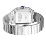 Cartier Santos de Automatic White Dial Silver Watch – White & Silver & Dial - Image 2