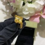 CLOVER RIVERSIBLE BLUE AGATE RING - Image 8