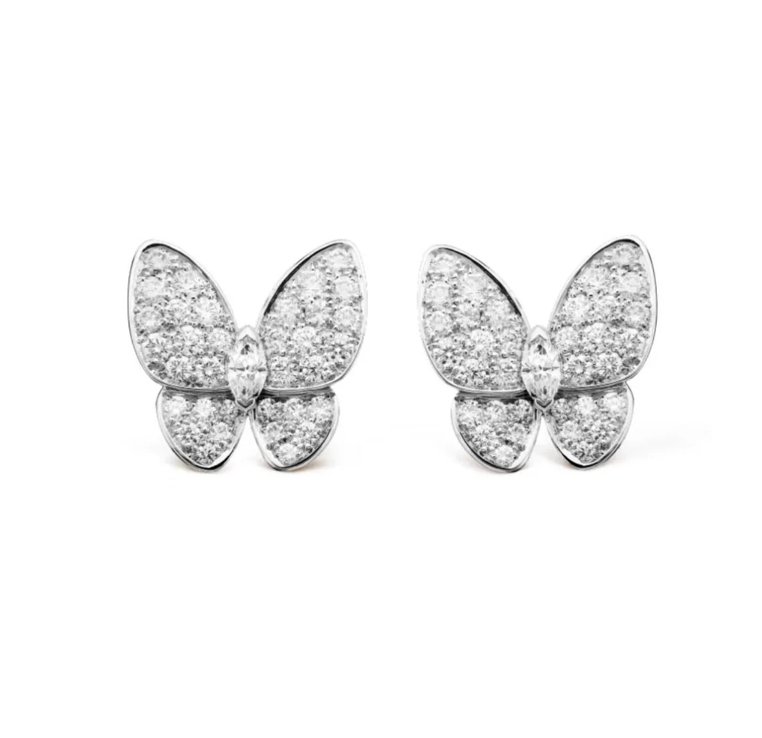IMG_5958.webp BUTTERFLY ALL DIAMOND EARRINGS - Image 1